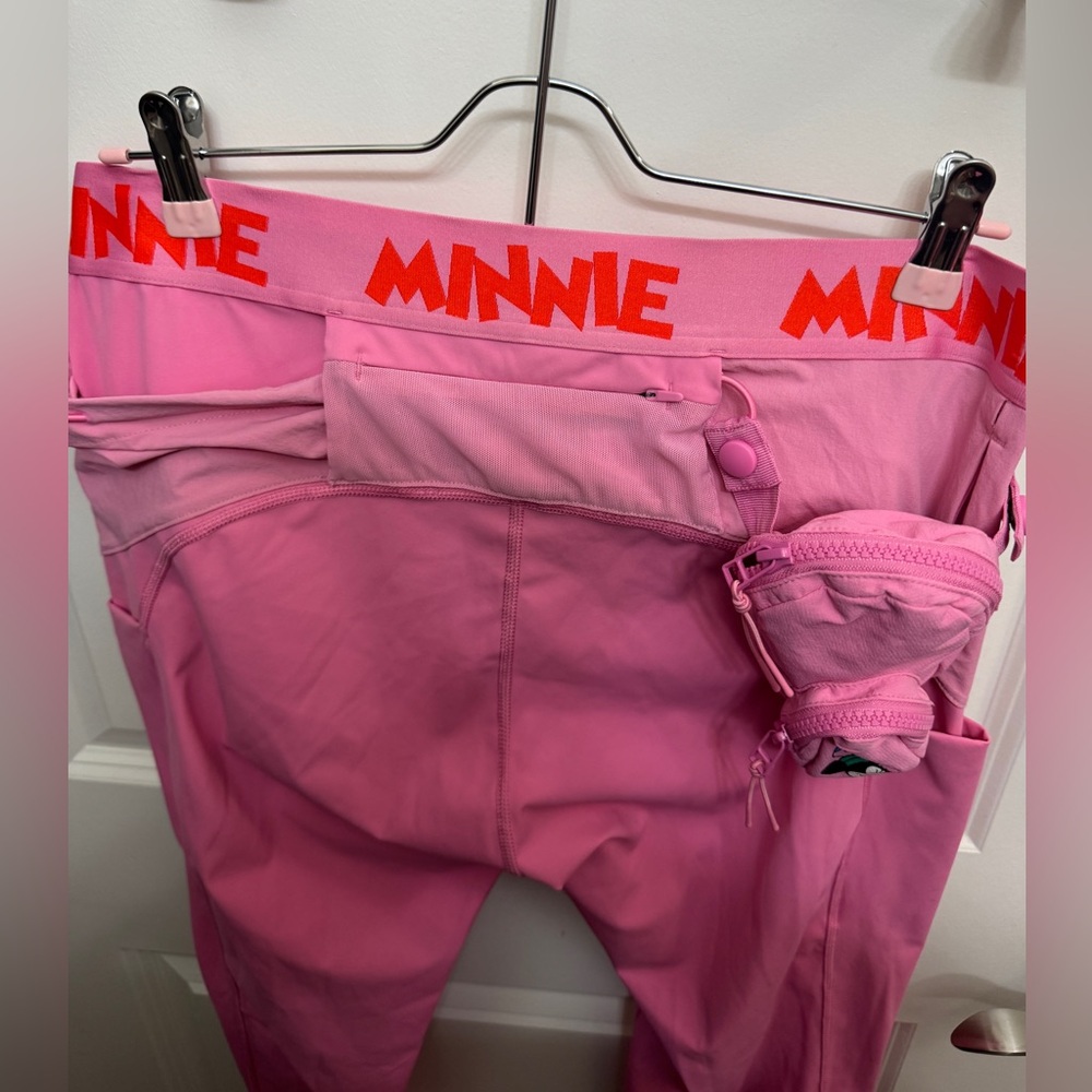 Disney Minnie Outdoor Voices Bright Pink Leggings - Picture 4 of 8